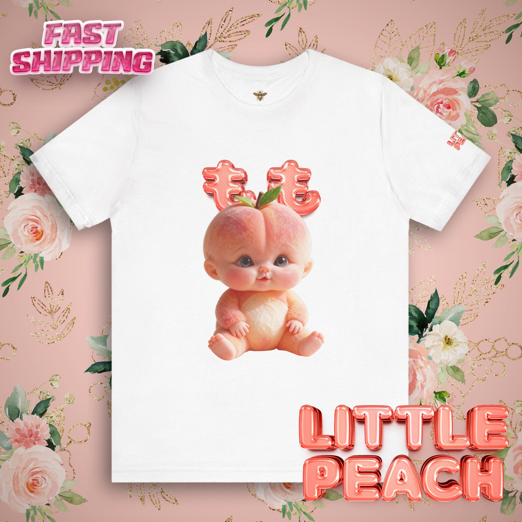 Peach Baby Kawaii T-Shirt (YouTube Shopping Edition)