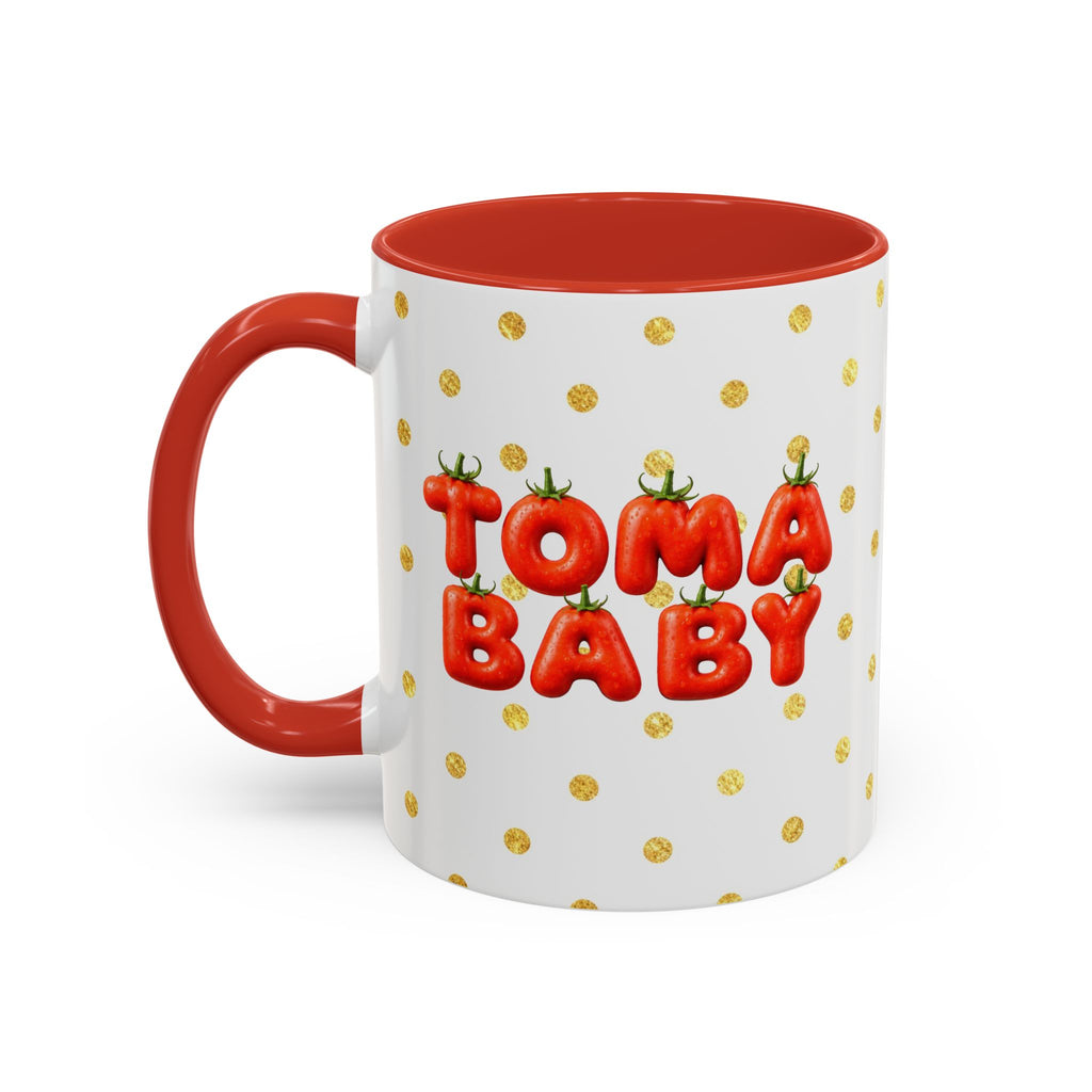 Tomato Baby Mug Cute Food Character (YouTube Store Edition) | Accent Coffee Mug (11oz)