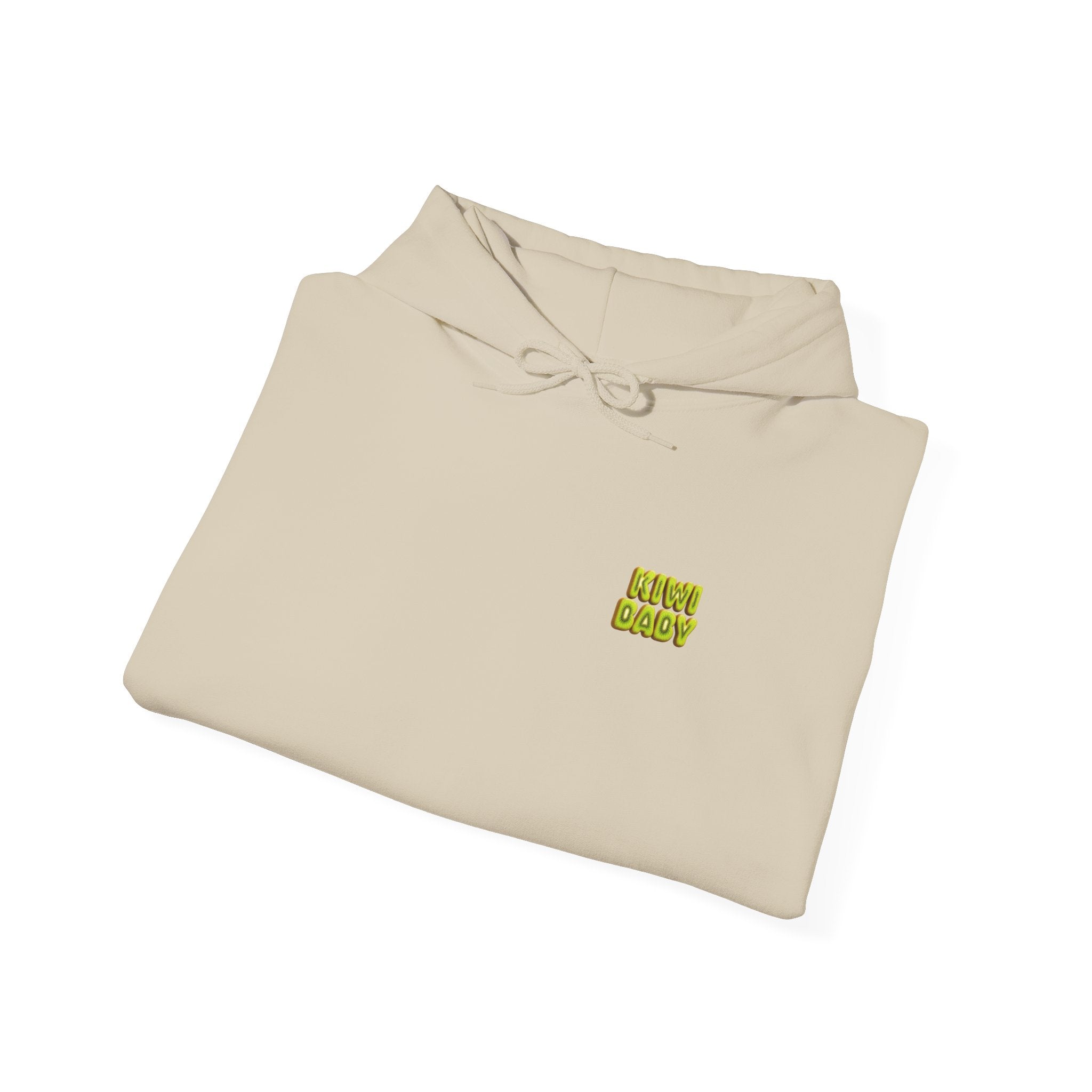 Kiwi Baby Hoodie Cute Fruit Character Back Print (YouTube Store Edition) | Unisex Heavy Blend™ Hooded Sweatshirt