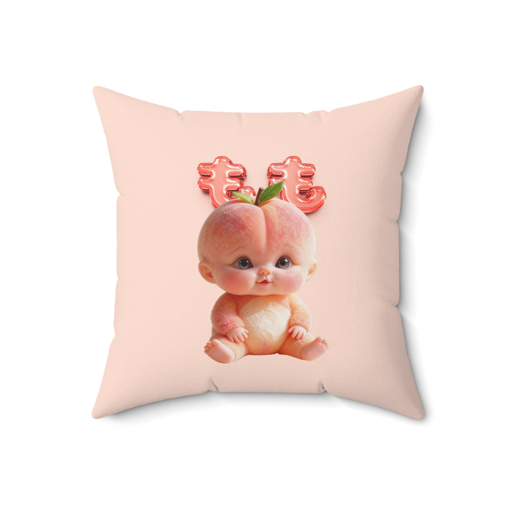 Peach Baby Cute Decorative Pillow Fruit Baby Character Cushion