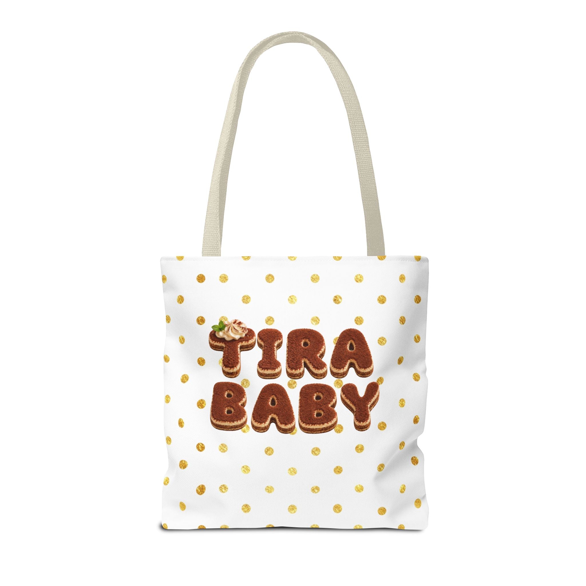 TiraBaby Tote Bag Tiramisu Dessert Character (YouTube Store Edition) | Tote Bag (AOP)