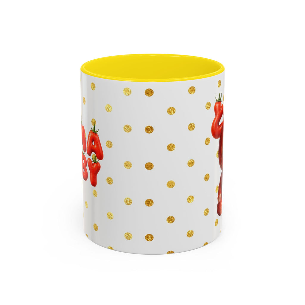 Tomato Baby Mug Cute Food Character (YouTube Store Edition) | Accent Coffee Mug (11oz)