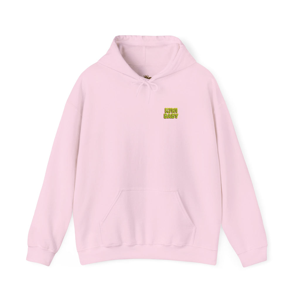 Kiwi Baby Hoodie Cute Fruit Character Back Print (YouTube Store Edition) | Unisex Heavy Blend™ Hooded Sweatshirt