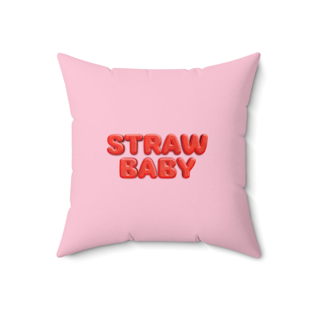 Strawberry Baby Kawaii Decorative Pillow (YouTube Shopping Edition)