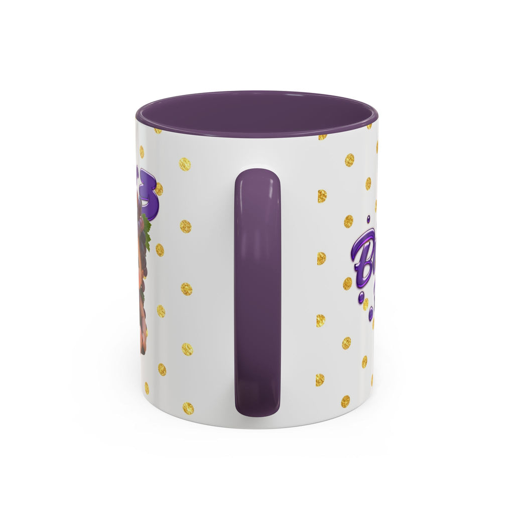 Grape Baby Kawaii Ceramic Mug – Cute Baby Character (YouTube Shopping Edition)