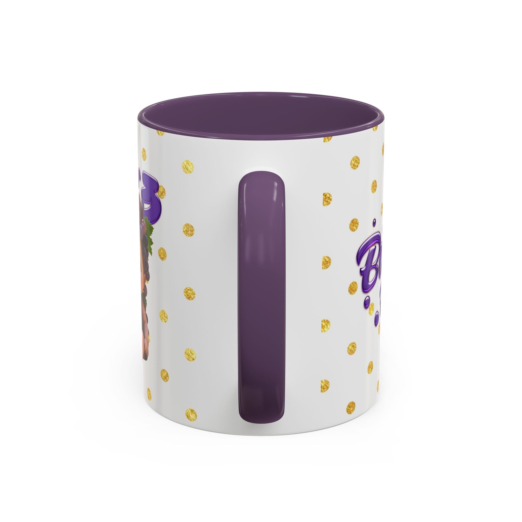 Grape Baby Kawaii Ceramic Mug – Cute Baby Character (YouTube Shopping Edition)