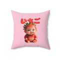 Strawberry Baby Kawaii Decorative Pillow (YouTube Shopping Edition)