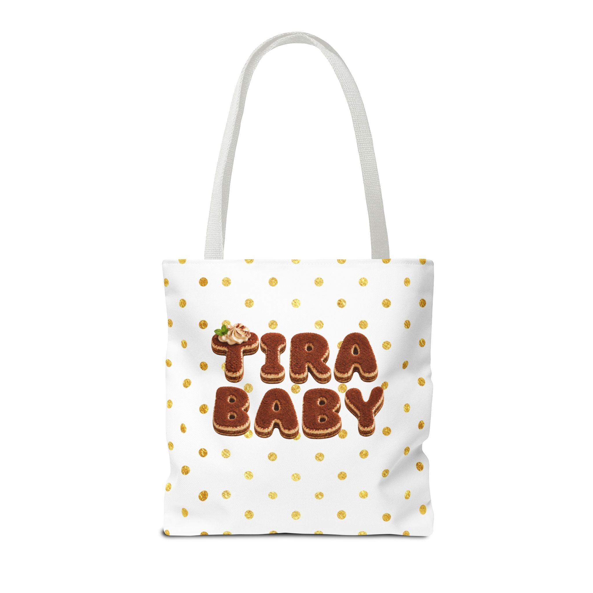 TiraBaby Tote Bag Tiramisu Dessert Character (YouTube Store Edition) | Tote Bag (AOP)