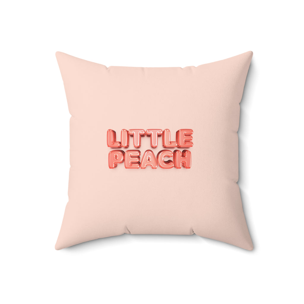 Peach Baby Cute Decorative Pillow (YouTube Shopping Edition)