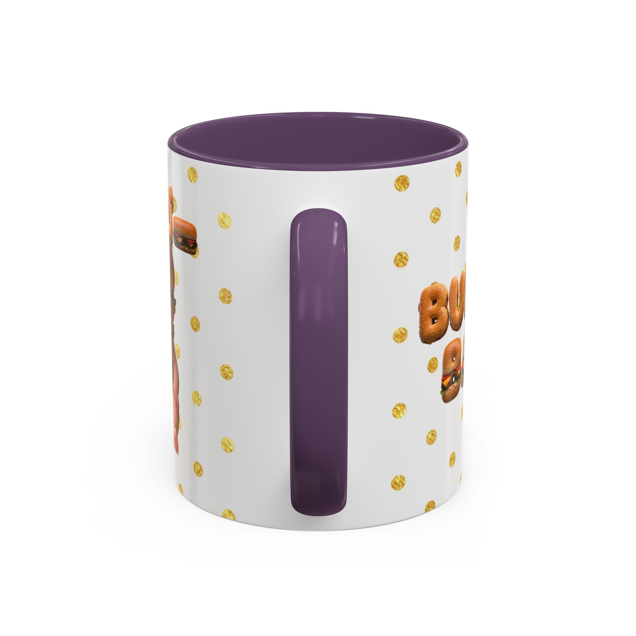 Burger Baby Mug Cute Food Character (YouTube Store Edition) | Accent Coffee Mug (11oz)