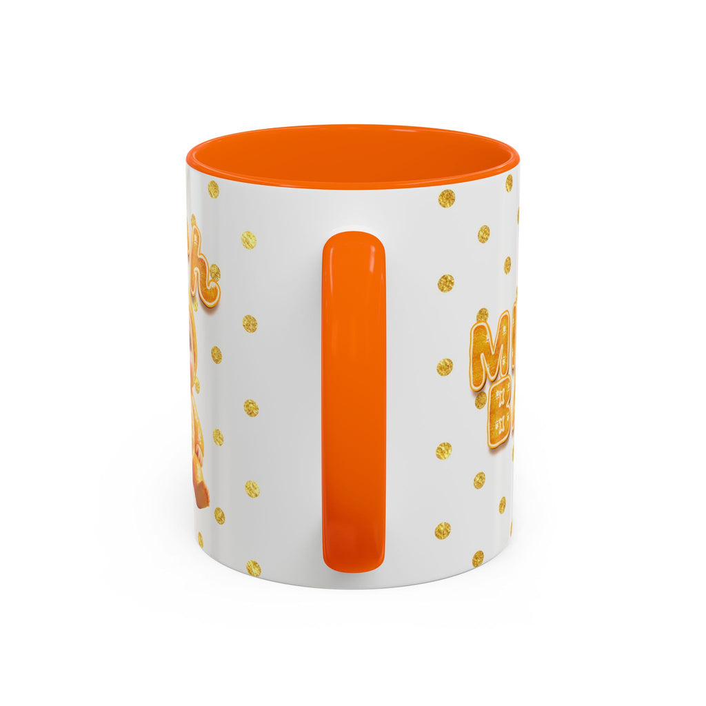 Orange Baby Mug Cute Fruit Baby Illustration Ceramic Coffee Mug Accent Coffee Mug (11, 15oz)