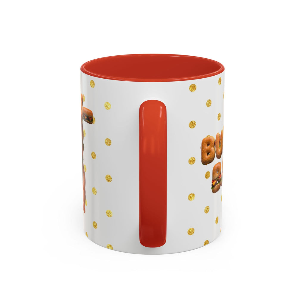 Burger Baby Mug Cute Food Character (YouTube Store Edition) | Accent Coffee Mug (11oz)