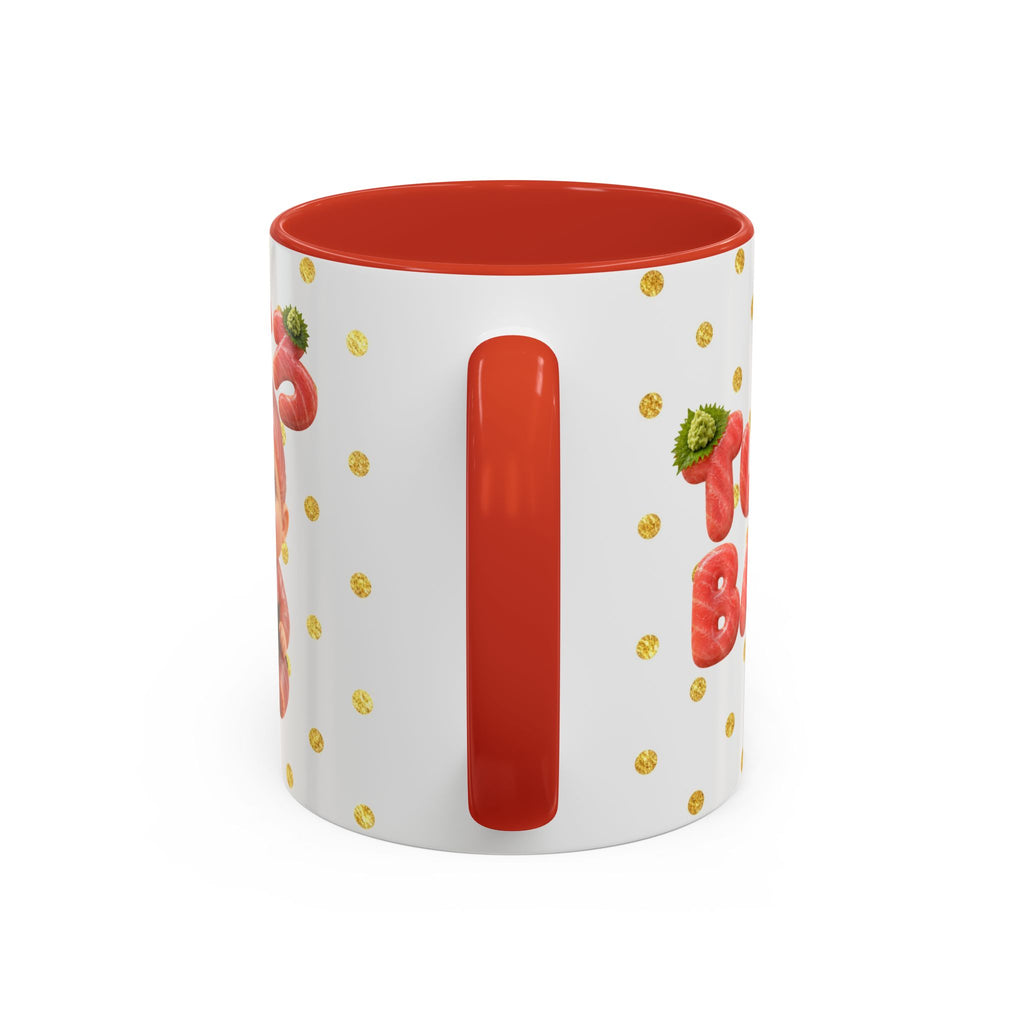Tuna Baby Mug Maguro Sushi Character (YouTube Store Edition) | Accent Coffee Mug (11oz)