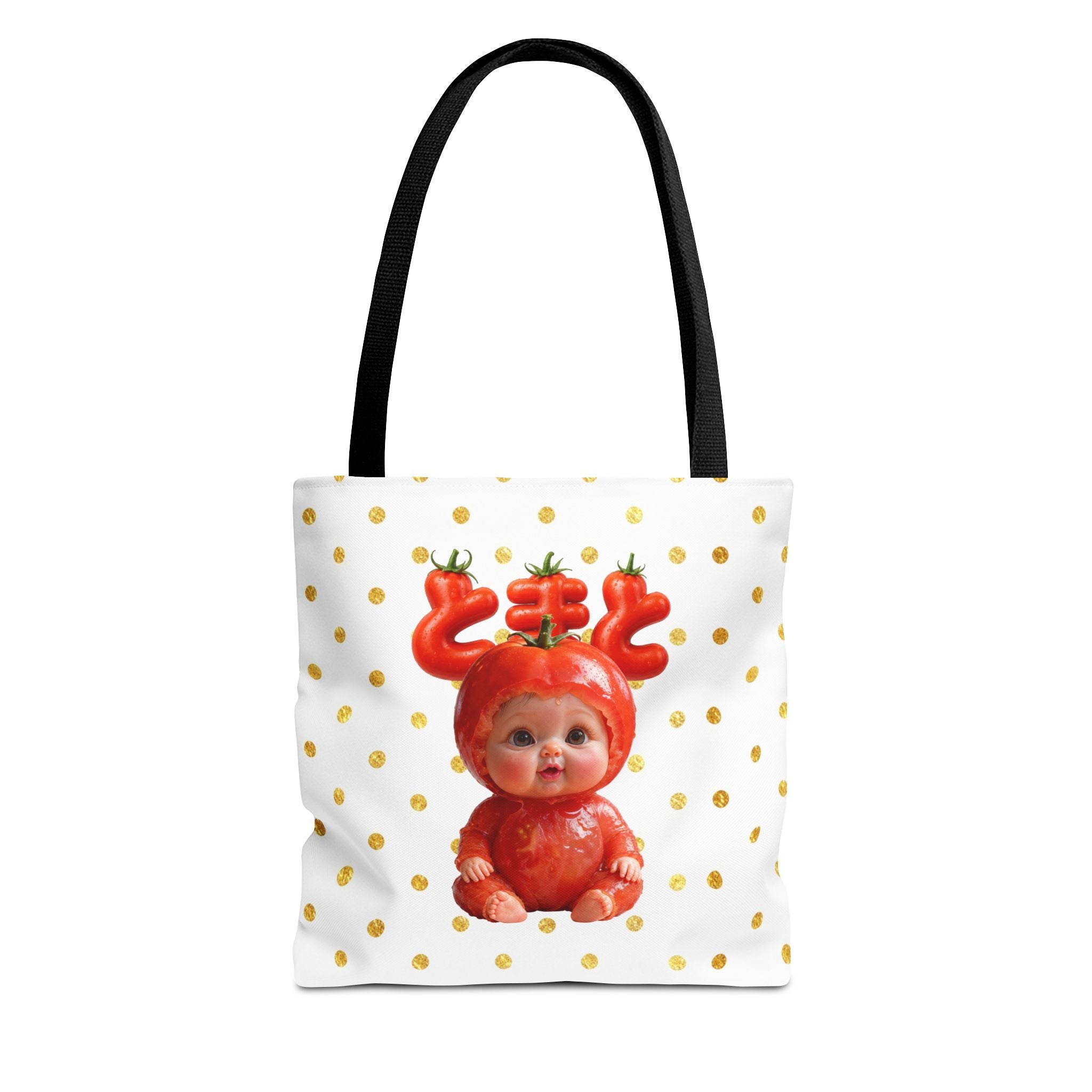 Tomato Baby Tote Bag Cute Food Character Bag (YouTube Store Edition) | Tote Bag (AOP)
