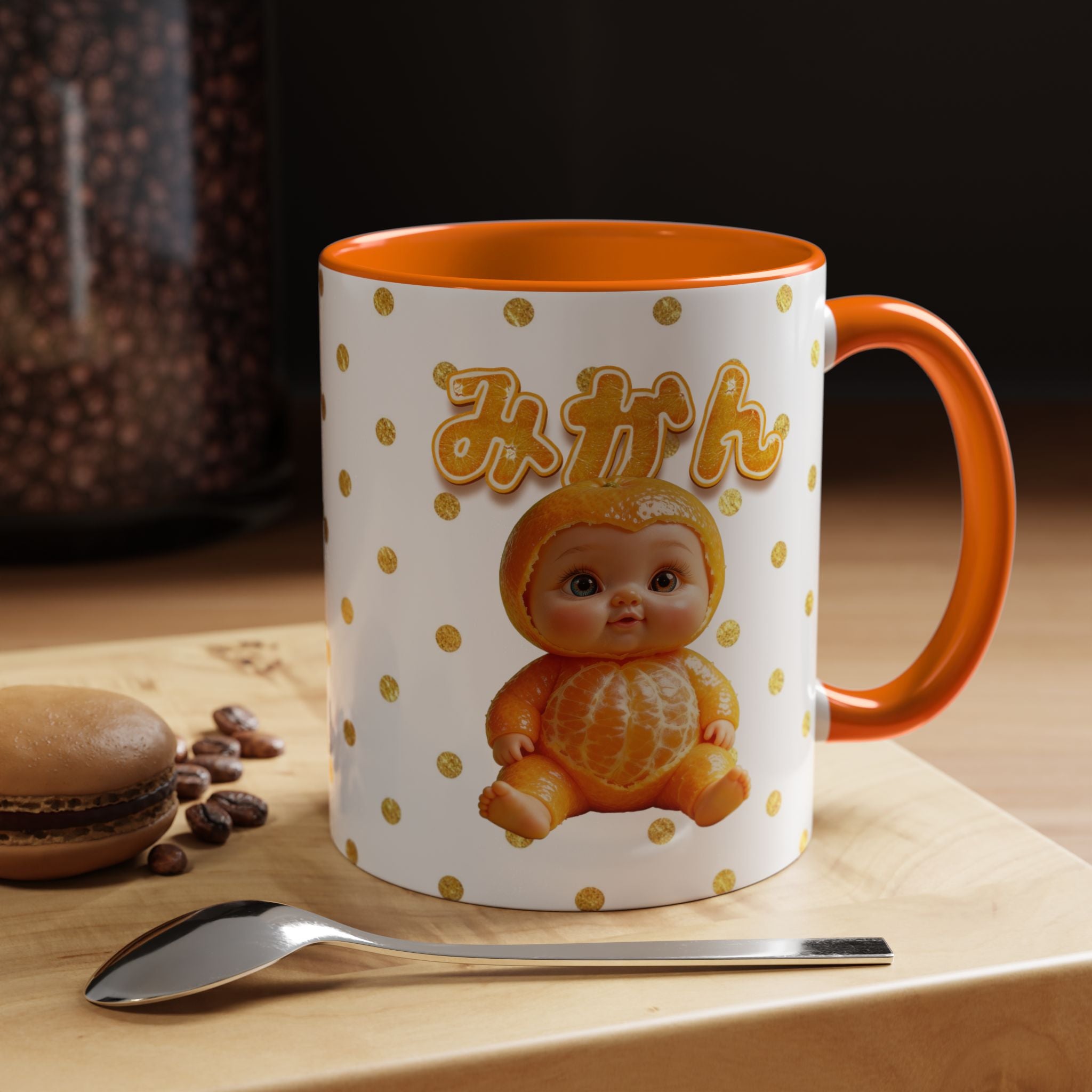 Orange Baby Cute Mug (YouTube Shopping Edition) Accent Coffee Mug (11oz)