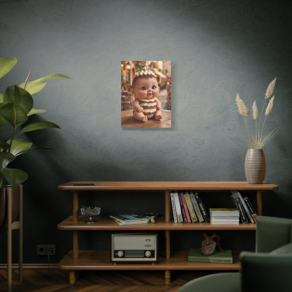 Canvas Wall Art TiraBaby Tiramisu Baby Character (YouTube Store Edition) | Matte Canvas, Stretched, 1.25"