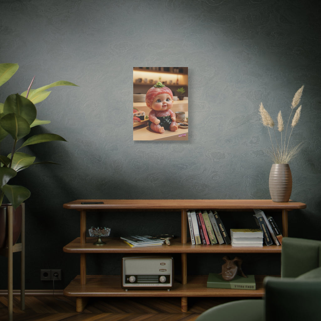 Canvas Wall Art TunaBaby Maguro Sushi Character (YouTube Store Edition) | Matte Canvas, Stretched, 1.25"