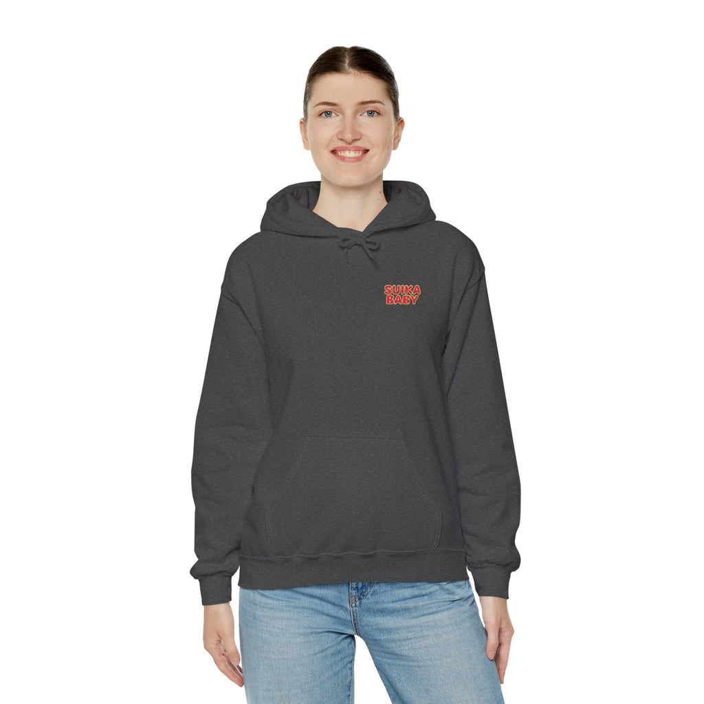 Unisex Hoodie Suika Baby Graphic Sweatshirt (YouTube Store Edition) | Unisex Heavy Blend™ Hooded Sweatshirt