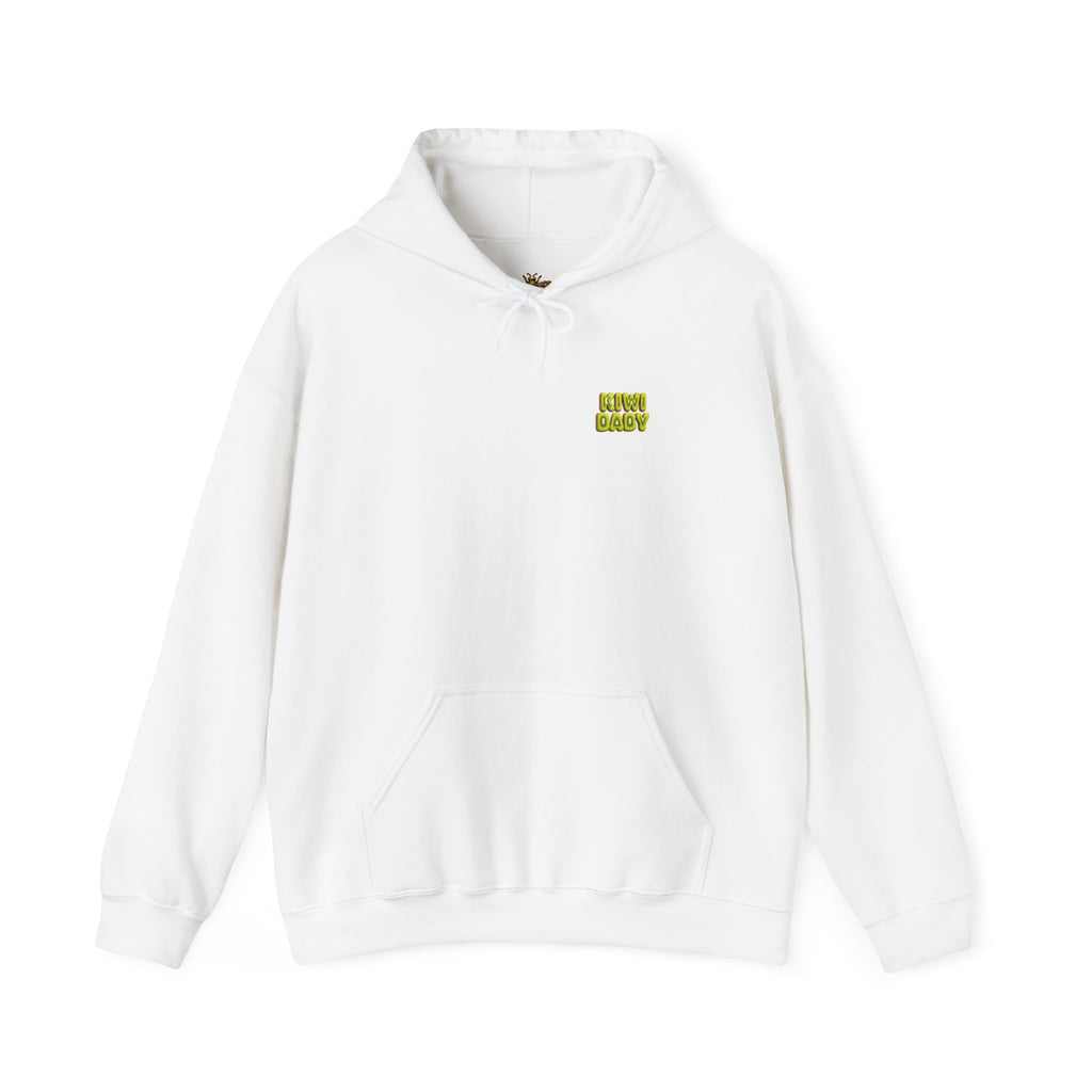 Kiwi Baby Hoodie Cute Fruit Character Back Print (YouTube Store Edition) | Unisex Heavy Blend™ Hooded Sweatshirt