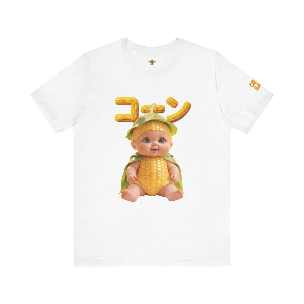 Corn Baby T Shirt Cute Food Graphic Tee Unisex Cotton Casual Shirt Gift | Unisex Jersey Short Sleeve Tee