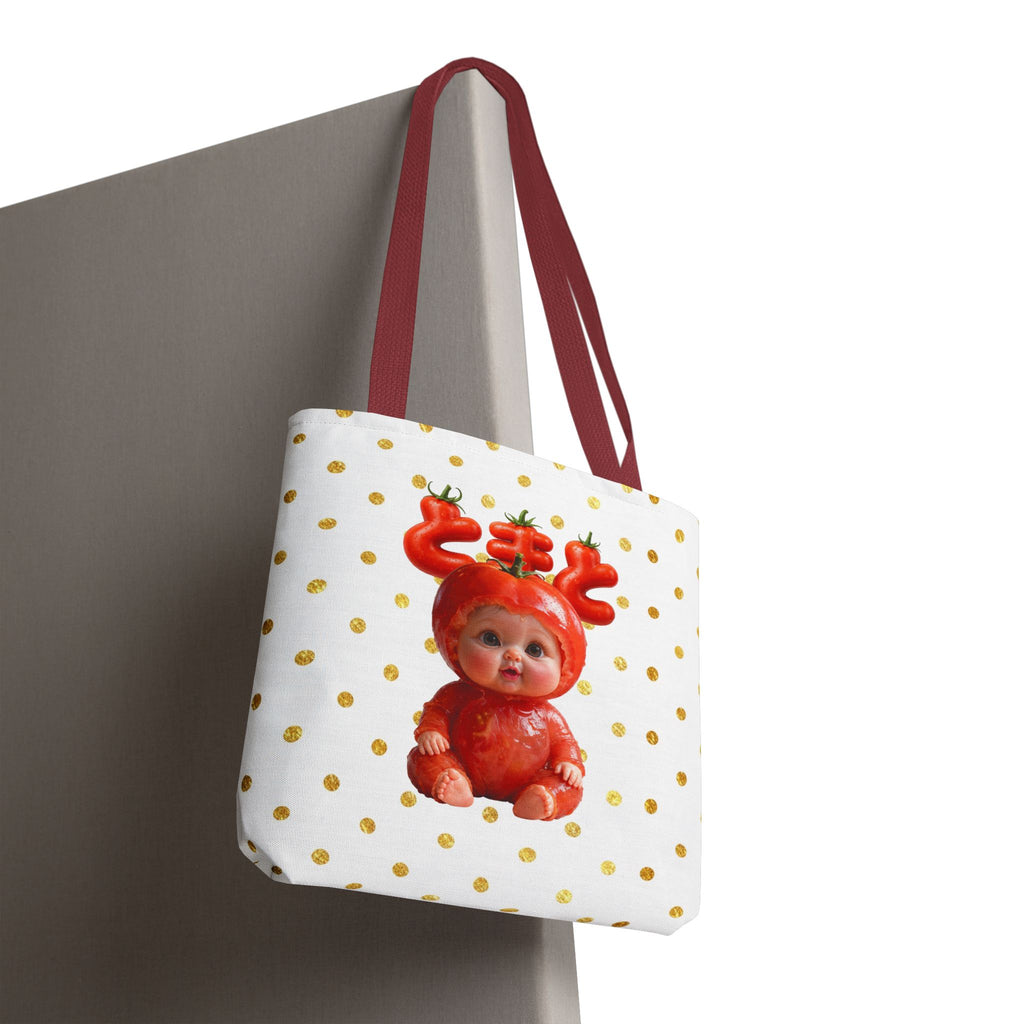 Tomato Baby Tote Bag Cute Food Character Bag (YouTube Store Edition) | Tote Bag (AOP)