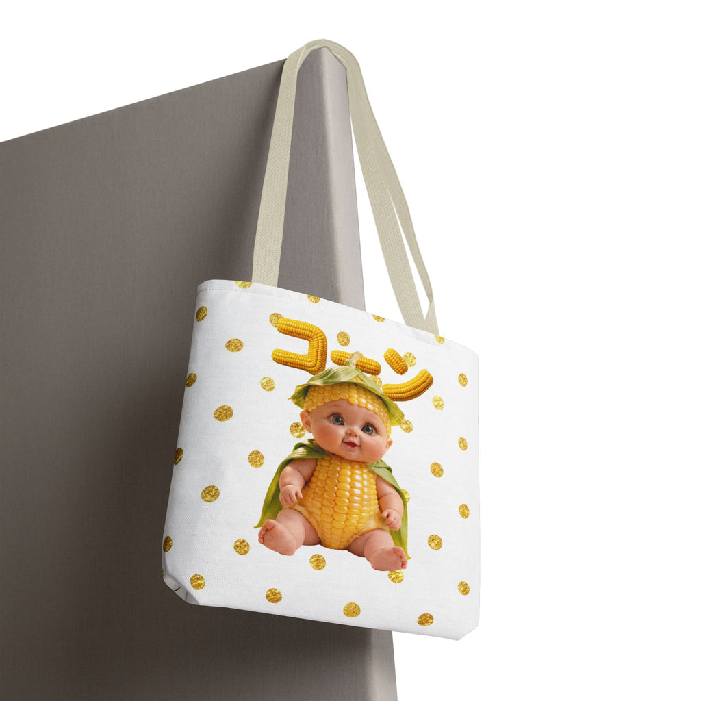 Corn Baby Tote Bag Cute Food Character Canvas Bag (YouTube Store Edition) | Tote Bag (AOP)
