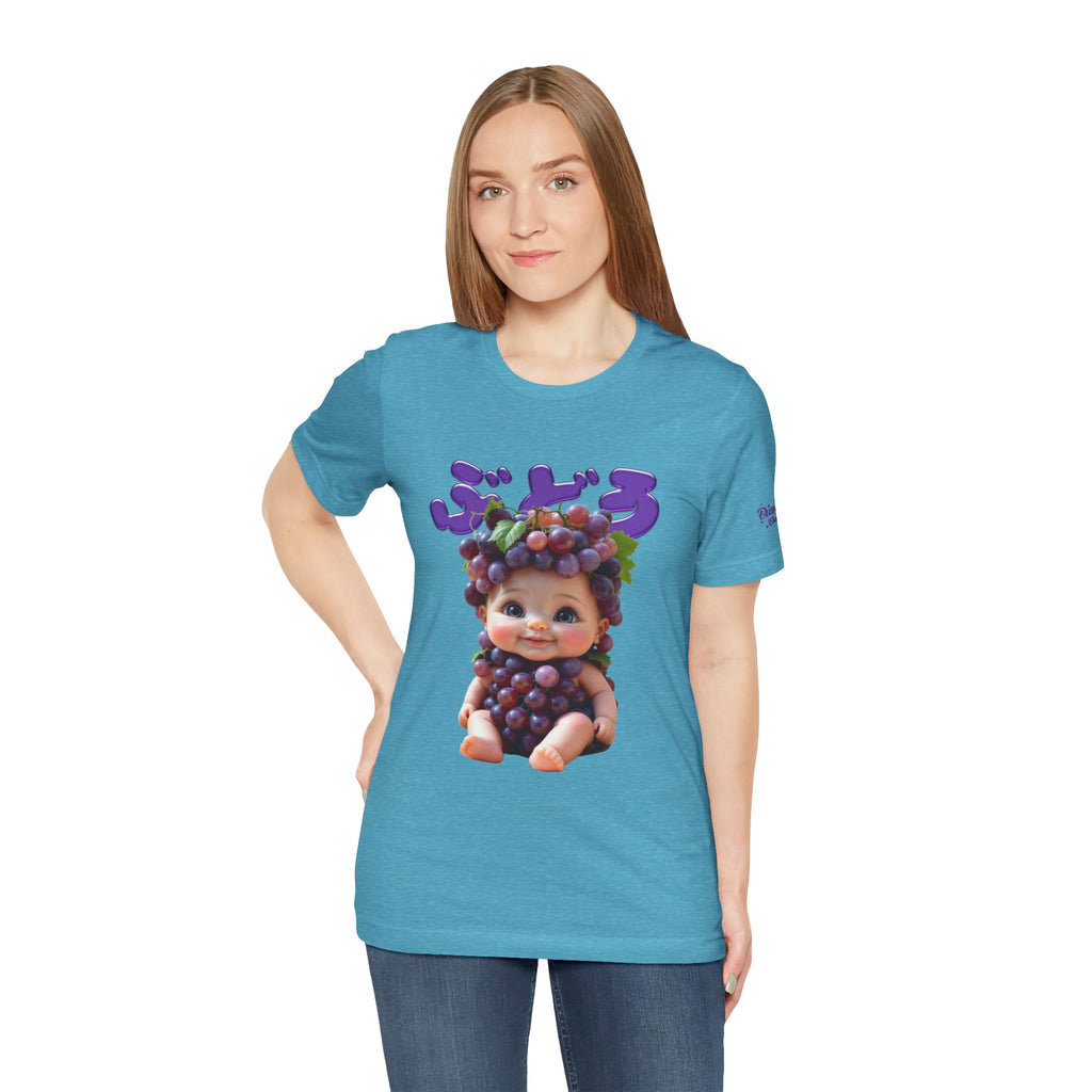 Grape Baby Graphic T Shirt Cute Fruit Baby Character Design