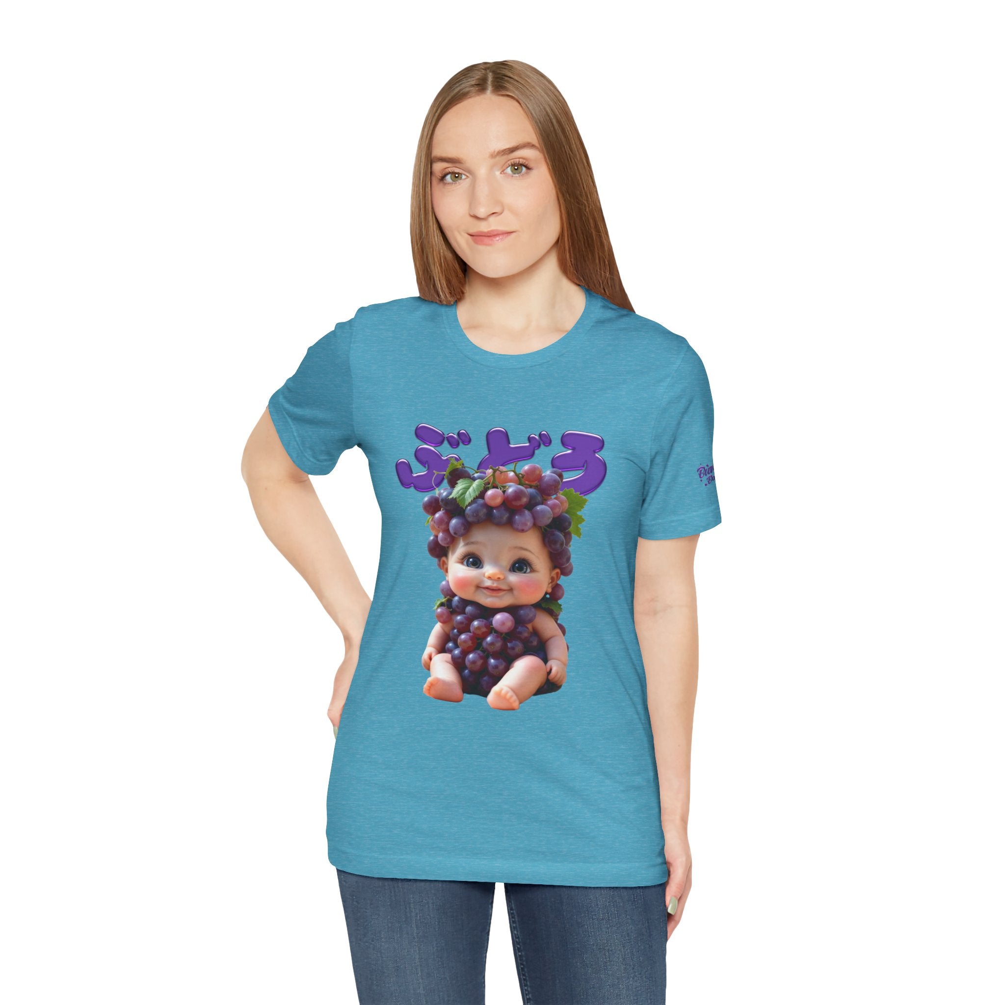 Grape Baby Graphic T Shirt Cute Fruit Baby Character Design