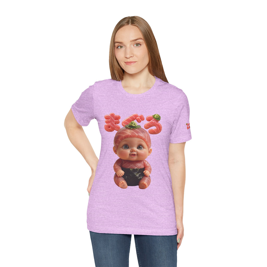 Tuna Baby Graphic T Shirt Sushi Character (YouTube Store Edition) | Unisex Jersey Short Sleeve Tee