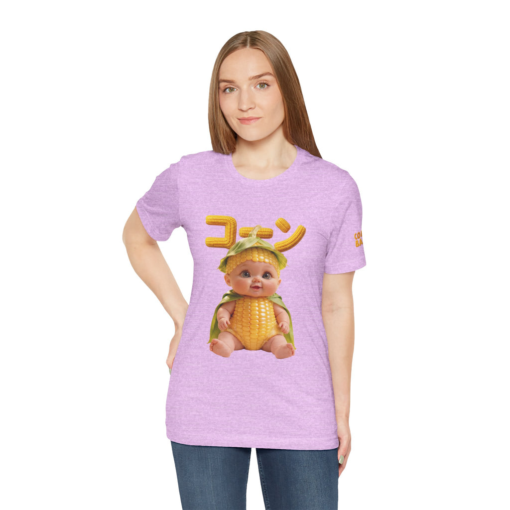 Corn Baby T Shirt Cute Food Graphic Tee Unisex Cotton Casual Shirt Gift | Unisex Jersey Short Sleeve Tee