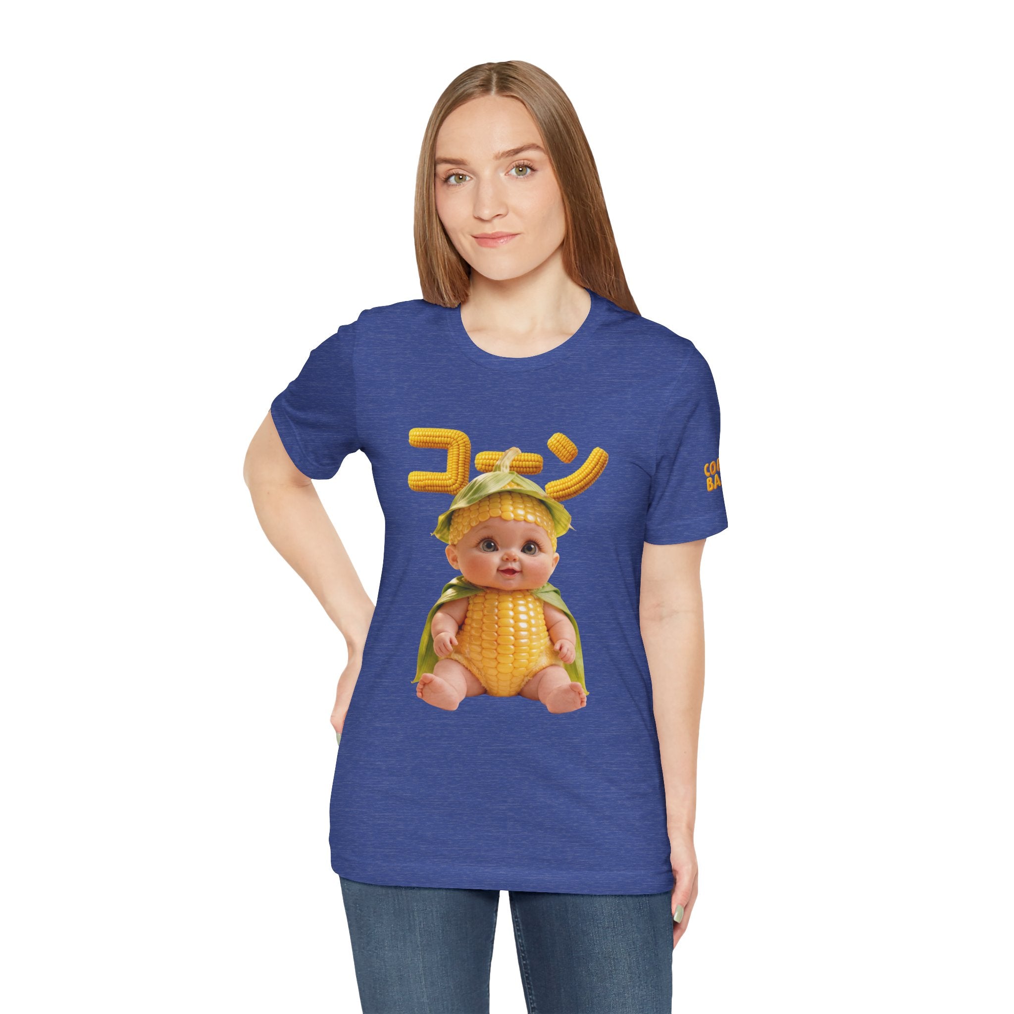 Corn Baby T Shirt Cute Food Graphic Tee Unisex Cotton Casual Shirt Gift | Unisex Jersey Short Sleeve Tee