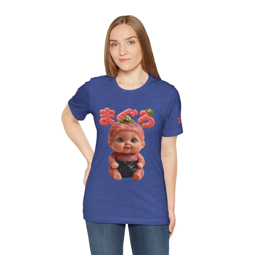 Tuna Baby Graphic T Shirt Sushi Character (YouTube Store Edition) | Unisex Jersey Short Sleeve Tee