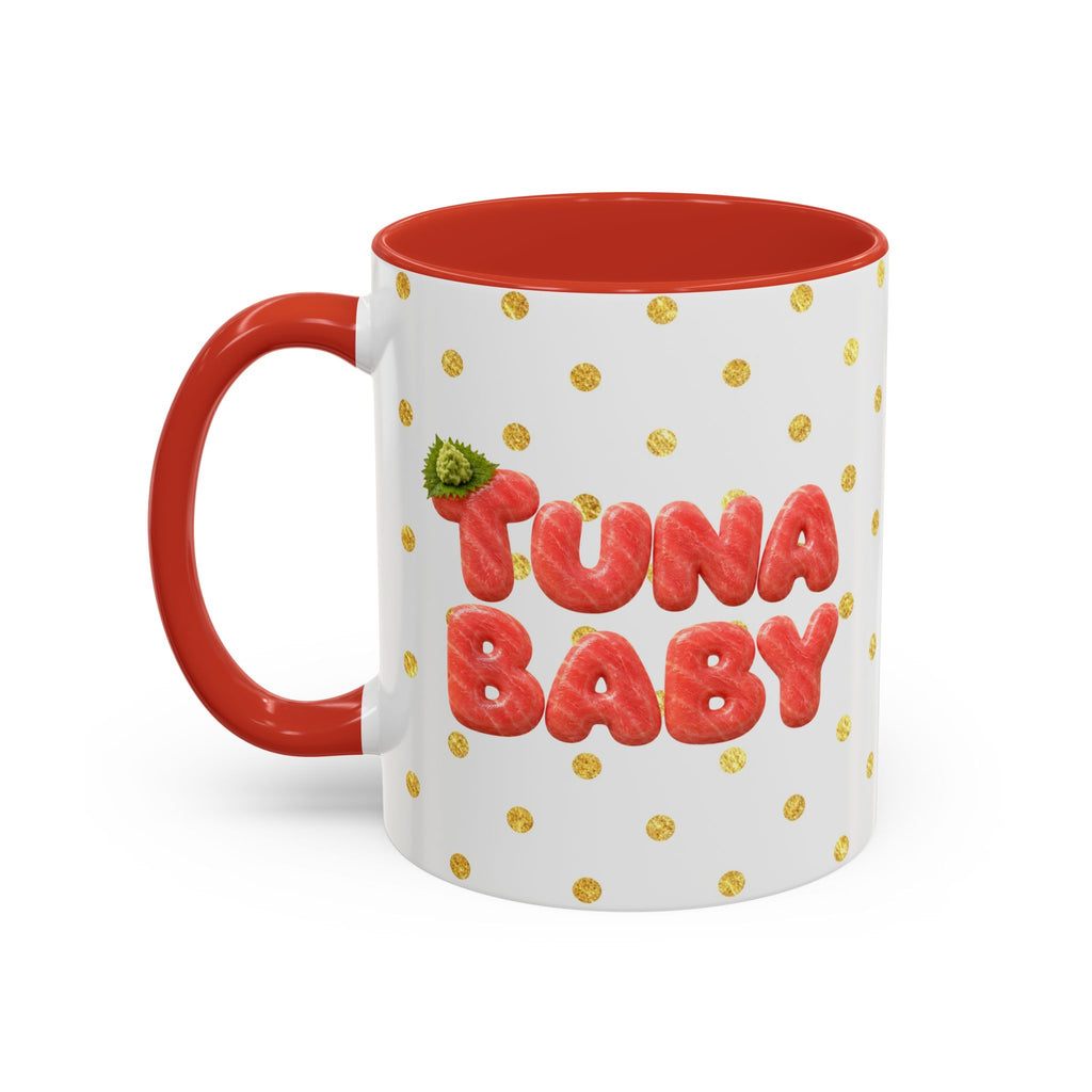 Tuna Baby Mug Maguro Sushi Character (YouTube Store Edition) | Accent Coffee Mug (11oz)