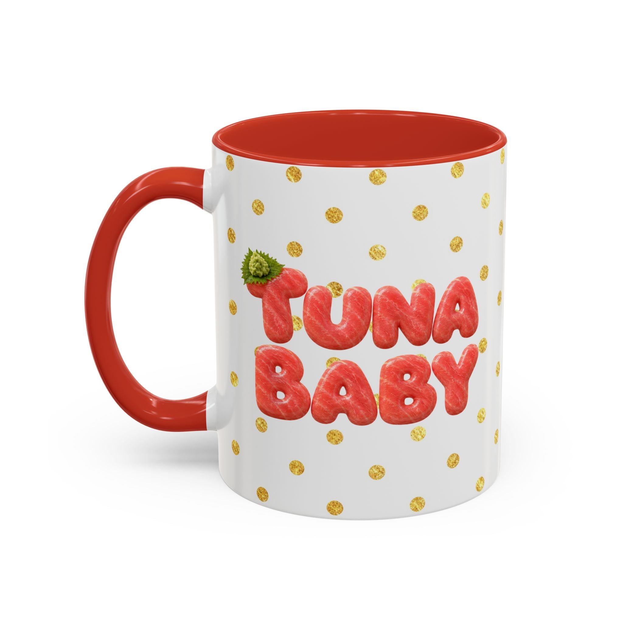 Tuna Baby Mug Maguro Sushi Character (YouTube Store Edition) | Accent Coffee Mug (11oz)