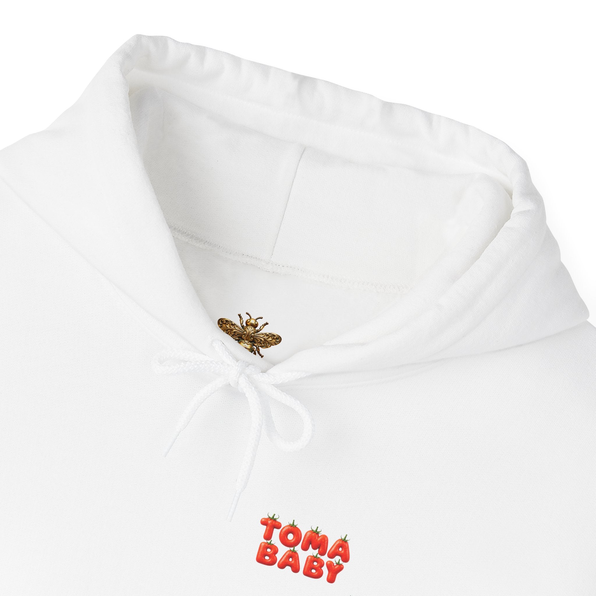 Tomato Baby Hoodie Cute Food Character Back Print | Unisex Heavy Blend™ Hooded Sweatshirt