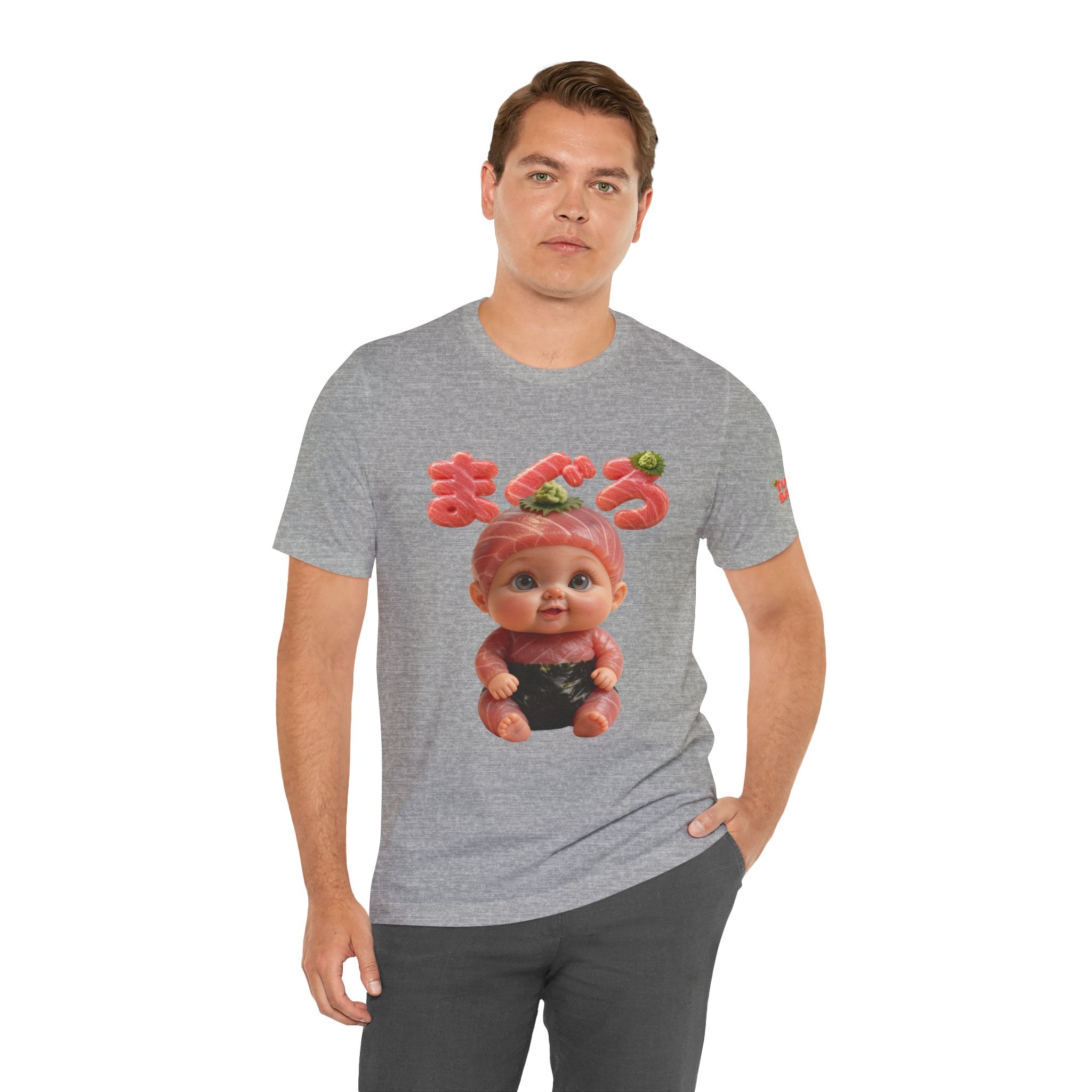 Tuna Baby Graphic T Shirt Sushi Character (YouTube Store Edition) | Unisex Jersey Short Sleeve Tee