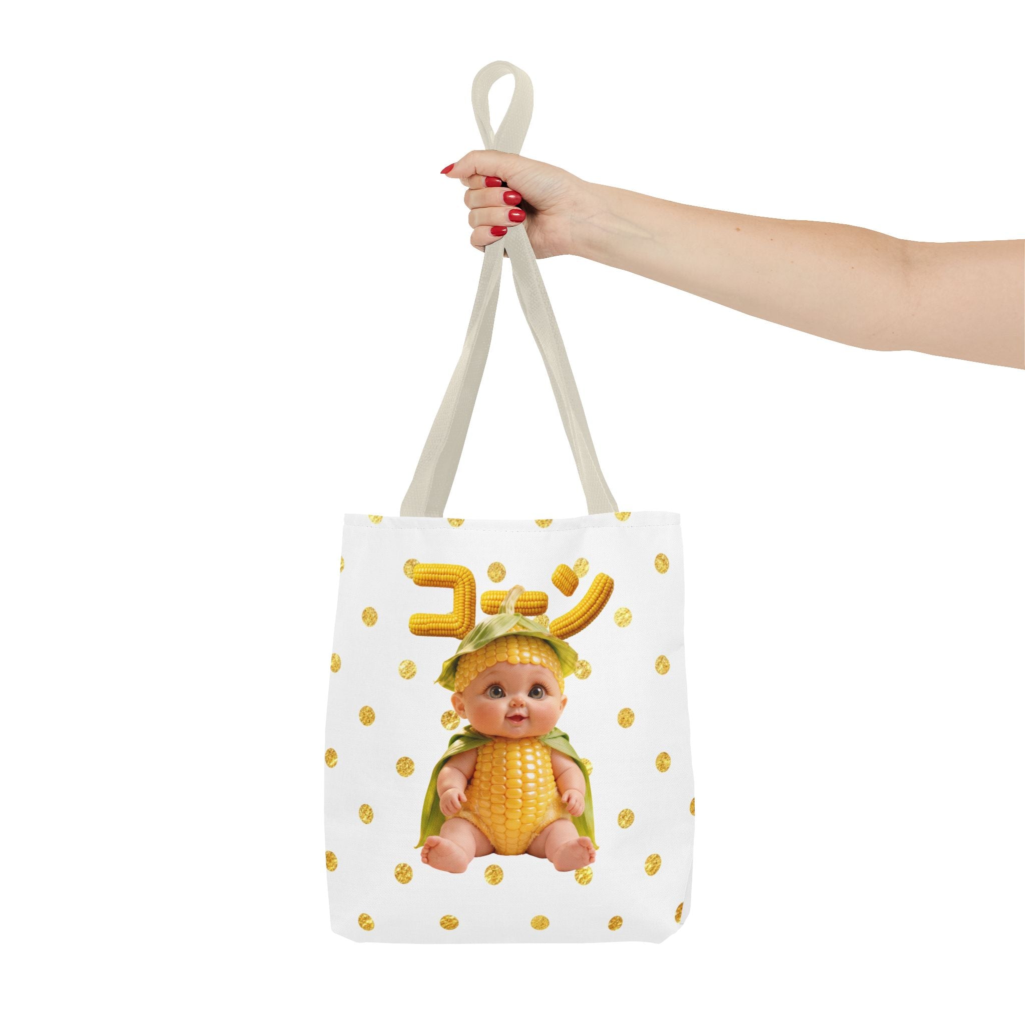 Corn Baby Tote Bag Cute Food Character Canvas Bag (YouTube Store Edition) | Tote Bag (AOP)