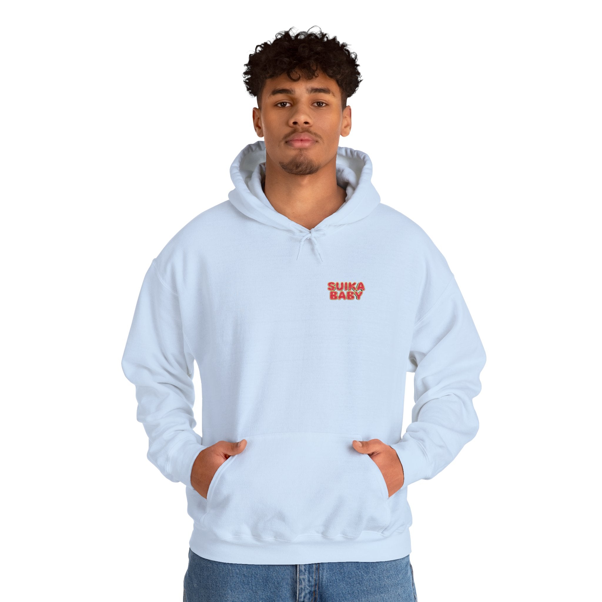 Unisex Hoodie Suika Baby Graphic Sweatshirt (YouTube Store Edition) | Unisex Heavy Blend™ Hooded Sweatshirt