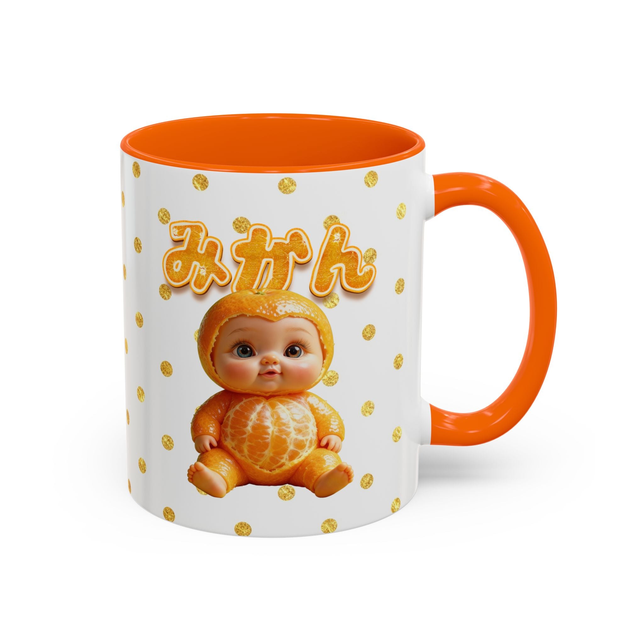 Orange Baby Cute Mug (YouTube Shopping Edition) Accent Coffee Mug (11oz)