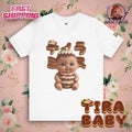 TiraBaby Graphic T Shirt Cute Tiramisu Dessert Character (YouTube Store Edition) | Unisex Jersey Short Sleeve Tee
