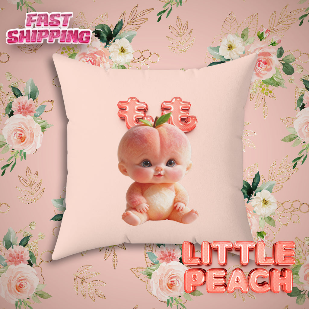 Peach Baby Cute Decorative Pillow Fruit Baby Character Cushion