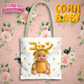 Corn Baby Tote Bag Cute Food Character Canvas Bag (YouTube Store Edition) | Tote Bag (AOP)
