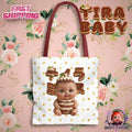 TiraBaby Tote Bag Tiramisu Dessert Character (YouTube Store Edition) | Tote Bag (AOP)