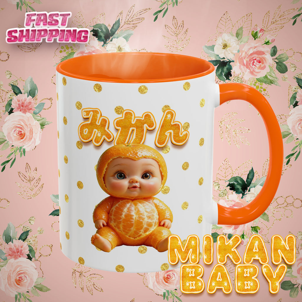 Orange Baby Cute Mug (YouTube Shopping Edition) Accent Coffee Mug (11oz)