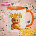 Orange Baby Cute Mug (YouTube Shopping Edition) Accent Coffee Mug (11oz)
