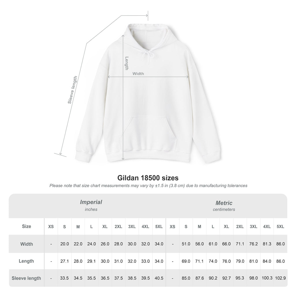 Burger Baby Hoodie Cute Food Character Back Print | Unisex Heavy Blend™ Hooded Sweatshirt