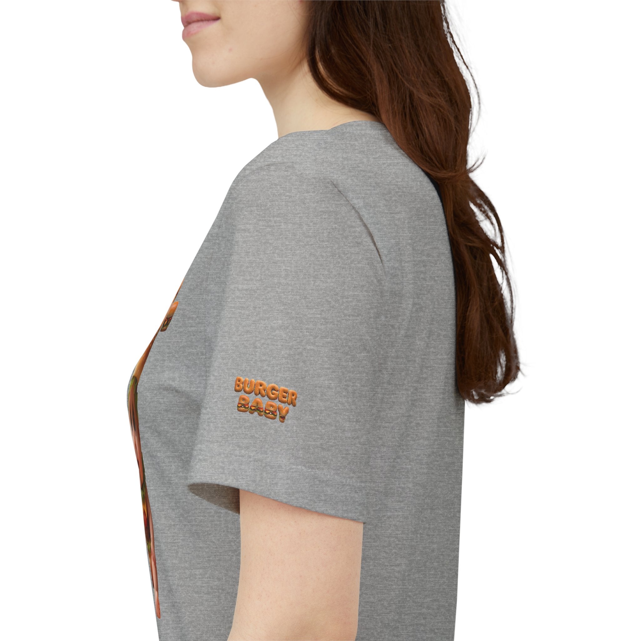 Burger Baby Graphic T Shirt Cute Food Character Tee (YouTube Store Edition) | Unisex Jersey Short Sleeve Tee