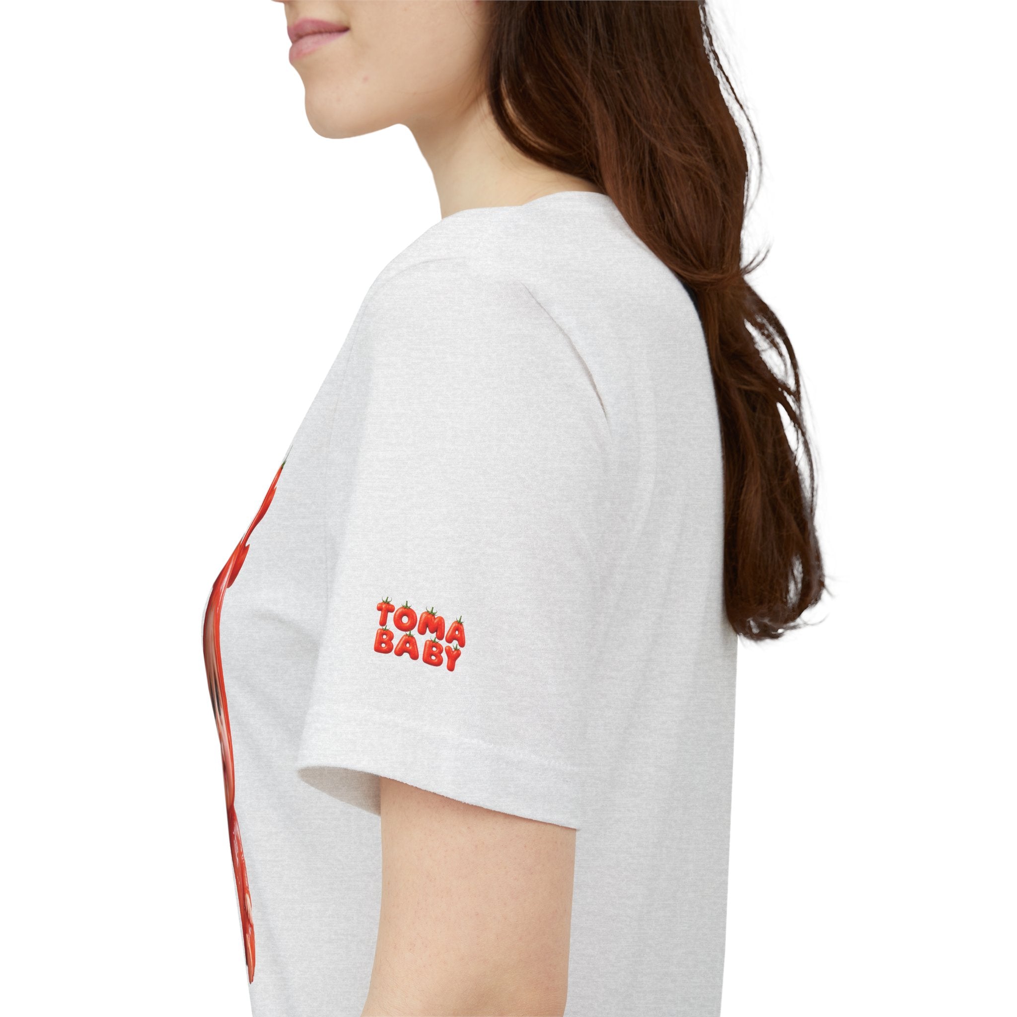 Tomato Baby Graphic T Shirt Funny Food Baby Tee | Unisex Jersey Short Sleeve Tee